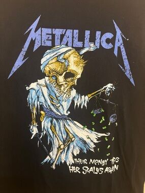 Metallica Justice For All Two Sided Small Shirt